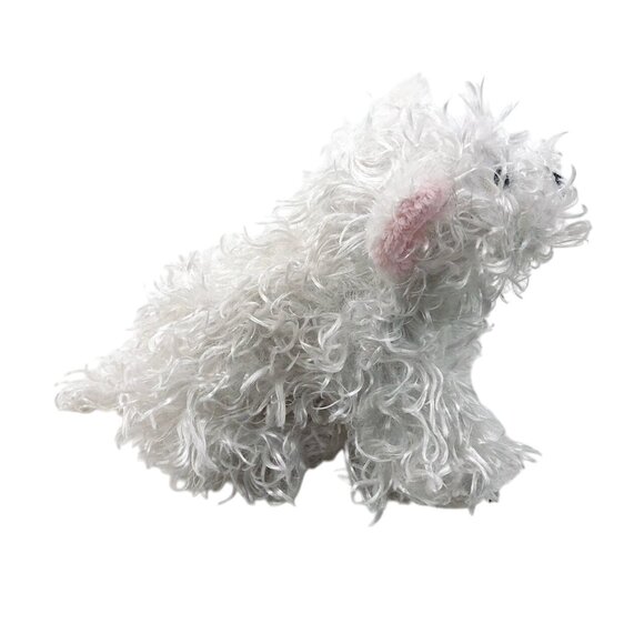Webkinz White Fuzzy Terrier Ganz Puppy Dog Stuffed Animal Plush Soft Toy No Code - Picture 7 of 11